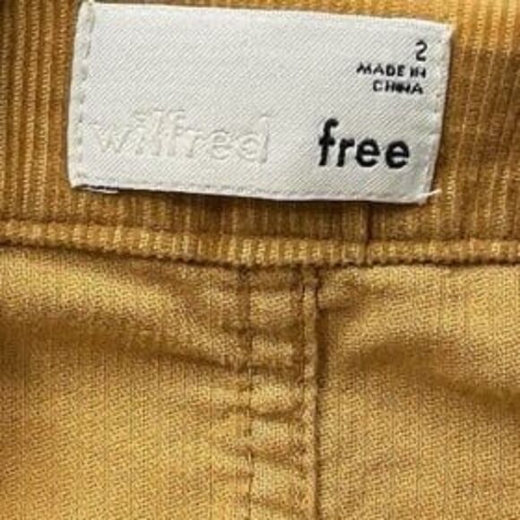 Aritzia Wilfred free Aaliyah corduroy mini skirt - Picture 3 of 4